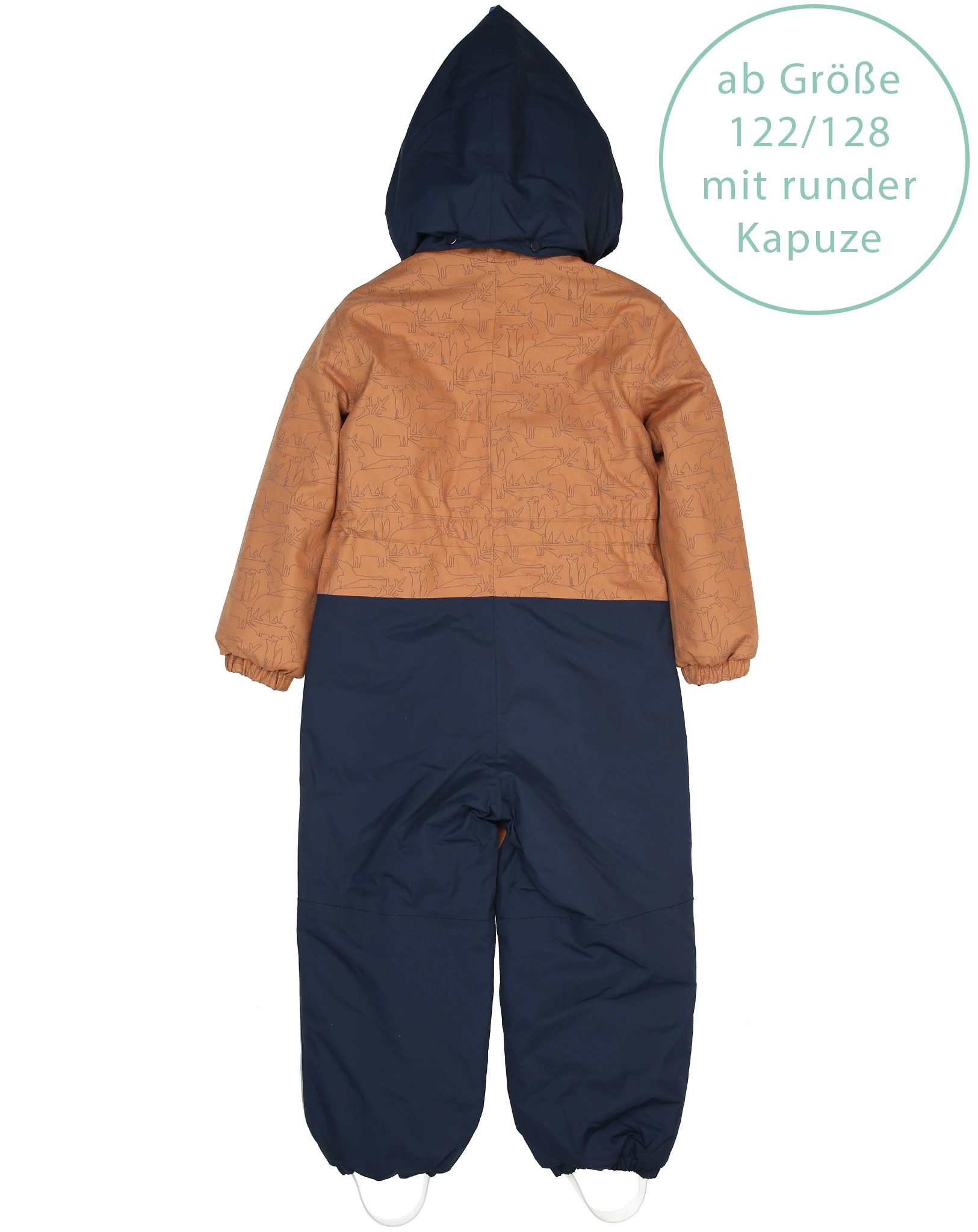 Winteroverall TURVA ICE in almond/navy