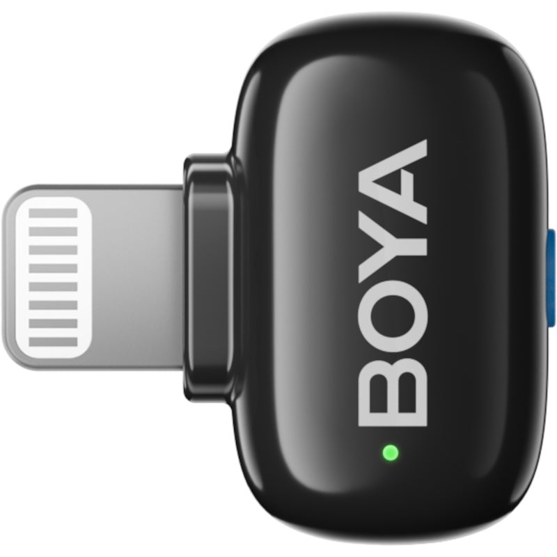 Boya MINI-12 2.4 GHz Ultra-Mini draadloze microfoon 2TX+2RX, zwart