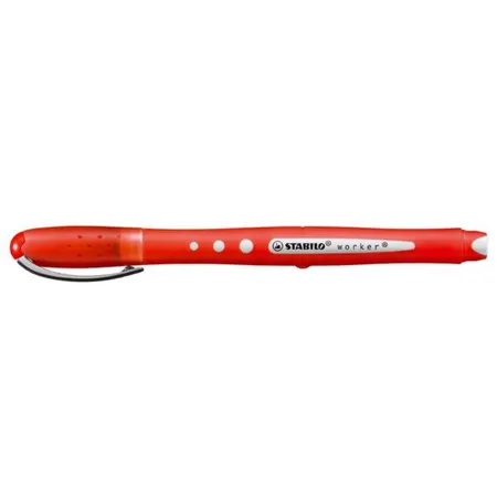 Tintenroller - STABILO worker+ colorful - medium - Einzelstift - rot