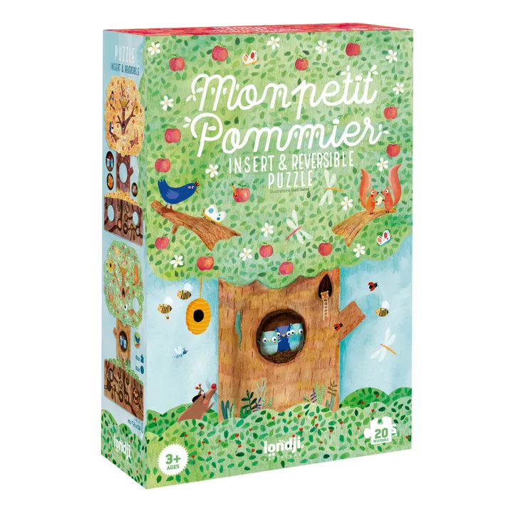 Londji Puzzle recto-verso Mon Petit Pommier - 20 pièces
