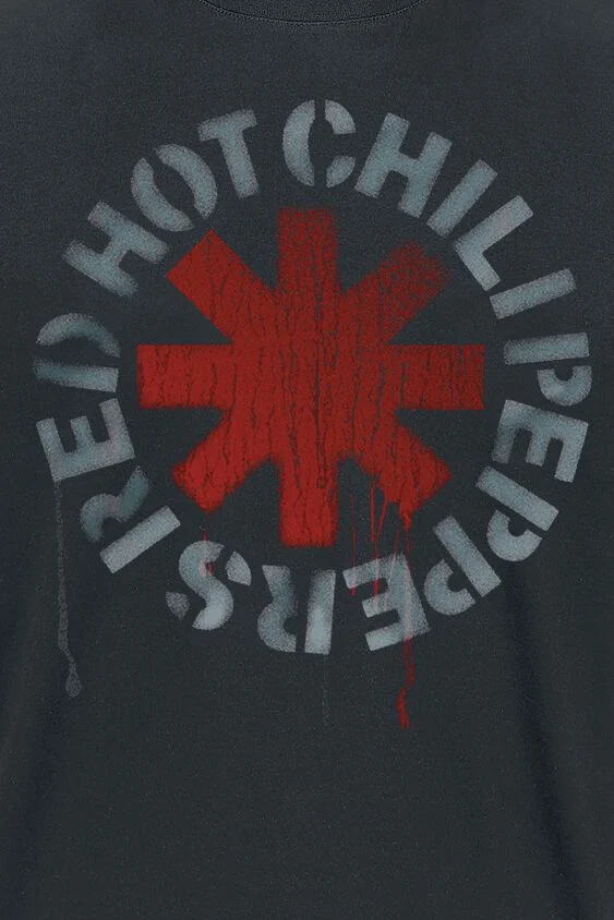Stencil Black | Red Hot Chili Peppers T-Shirt Manches courtes