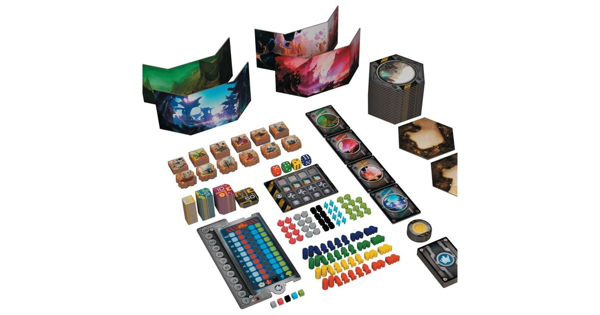 AsmodeeLiving Planet Bordspel  (Engels, 1 - 4 spelers, 120 minuten, Vanaf 14 jaar)