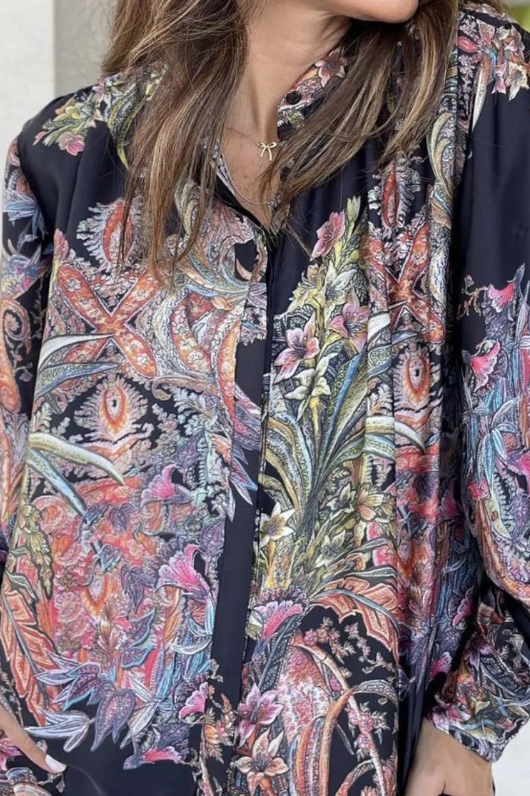 Karmamia Cornelia Shirt meadow black