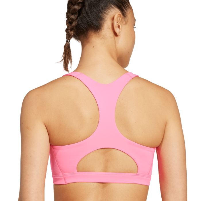 adidas Dame BH Adizero Medium-Support Bra Pink