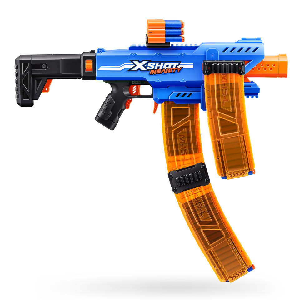 XSHOT Insanity Motorized Clip Mania blaster