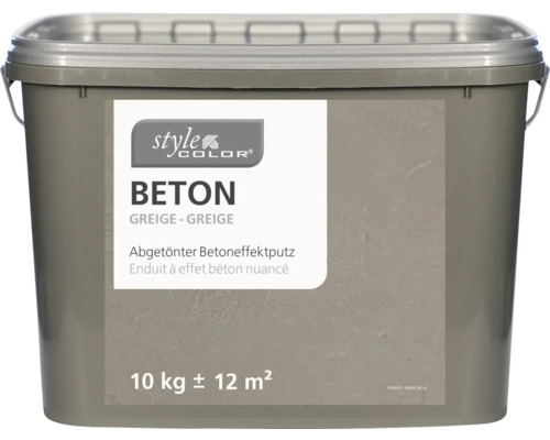 StyleColor CONCRETE Getinte Beton Effect Pleister greige 10 kg