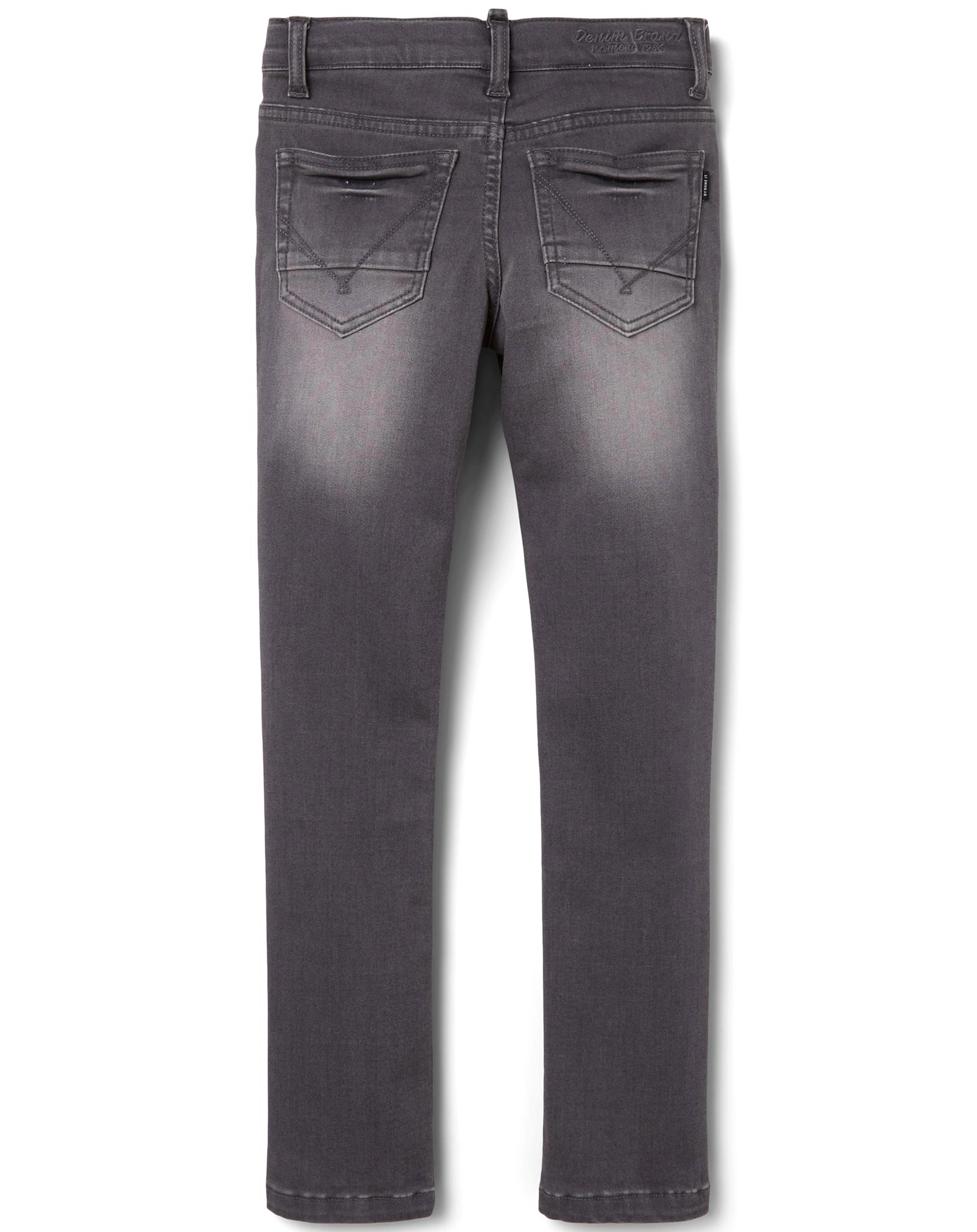 Jeanshose NKMTHEO DNMCLAS in dark grey denim