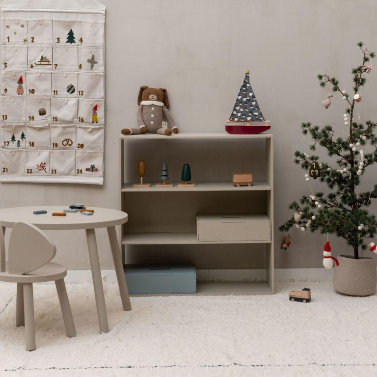 Nofred Mouse kinderstoel   kindertafel set berken