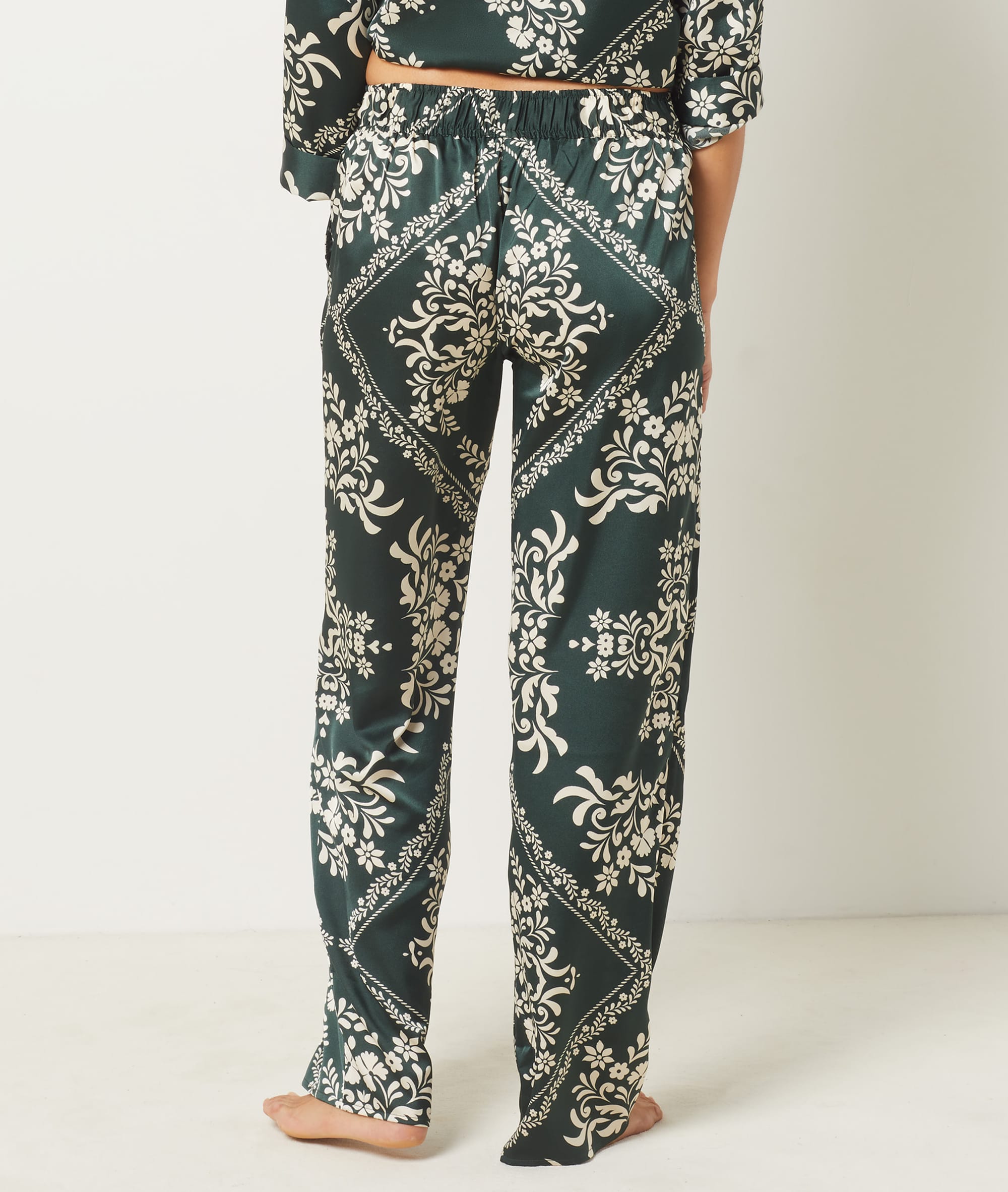 Pantalon de pyjama satiné