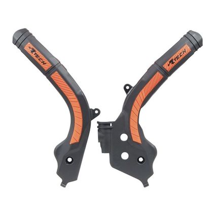 Protège cadre R-tech bi-matiËre noir/orange - Noir / Orange