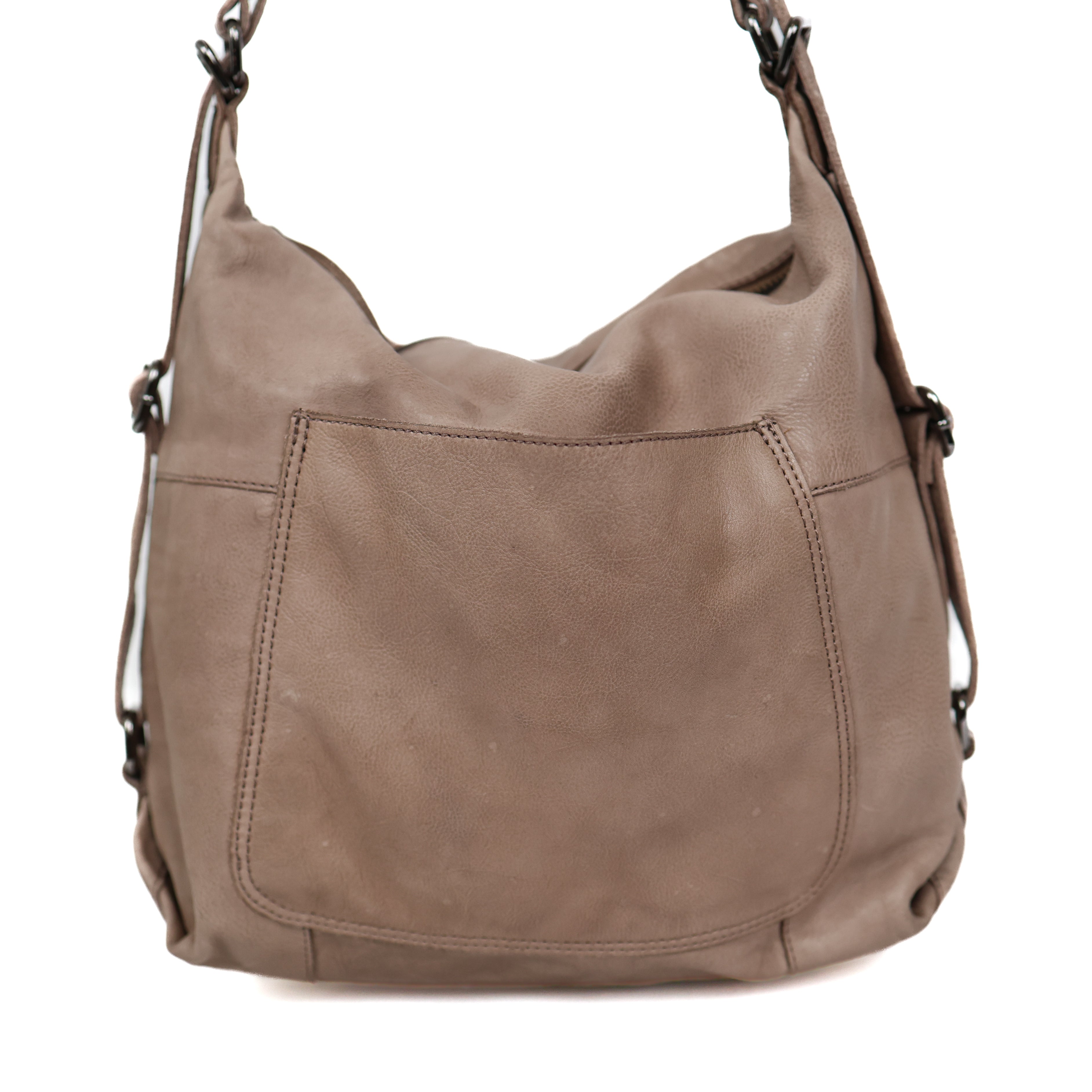 Rugzak/handtas 'Veerle' taupe Taupe