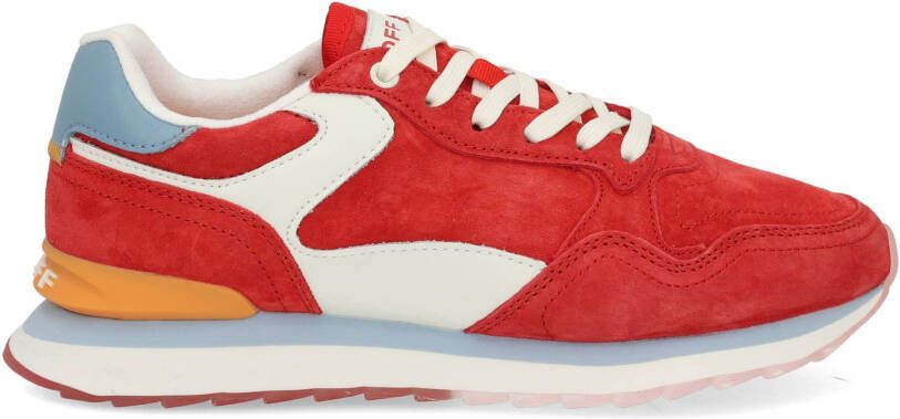 HOFF City full leather suède sneakers rood