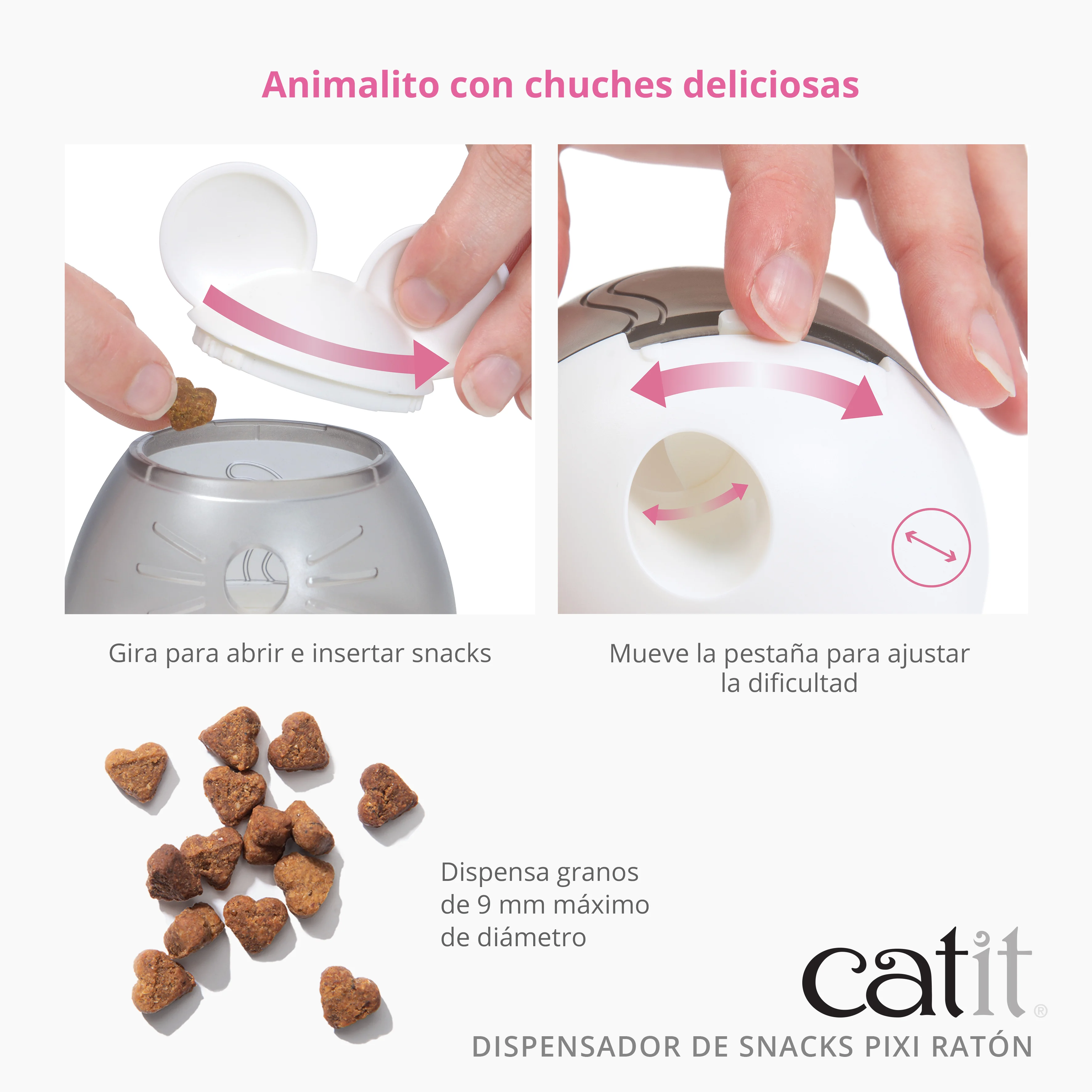 Dispensador de petiscos para gatos Catit PIXI Mouse
