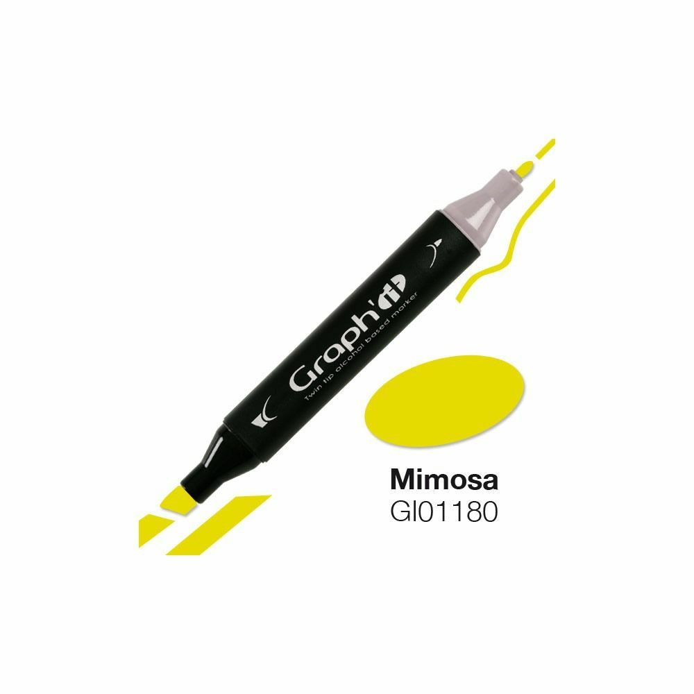 Marqueur graph'it à double pointe - mimosa