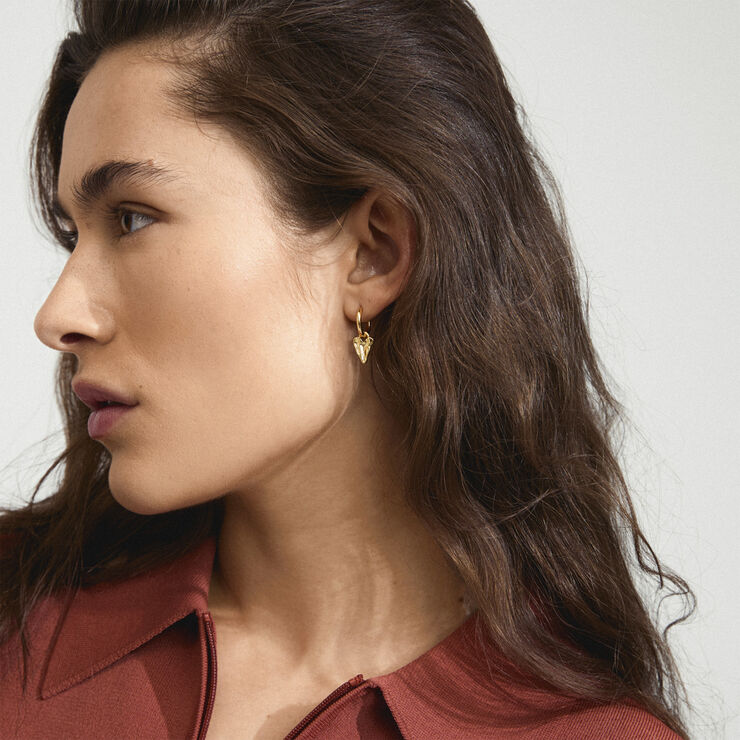 Pilgrim JULES earrings gold-plated Guld
