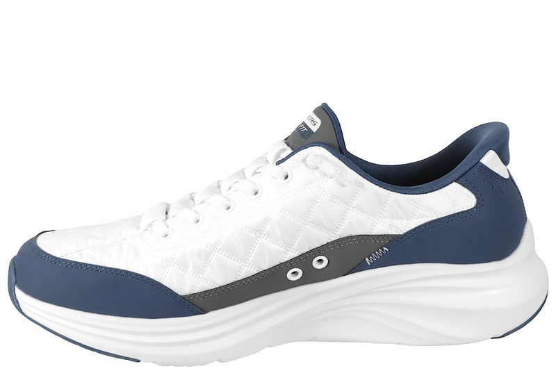 SKECHERS CONTOUR FOAM - COZY FIT WHITE SLIP-INS