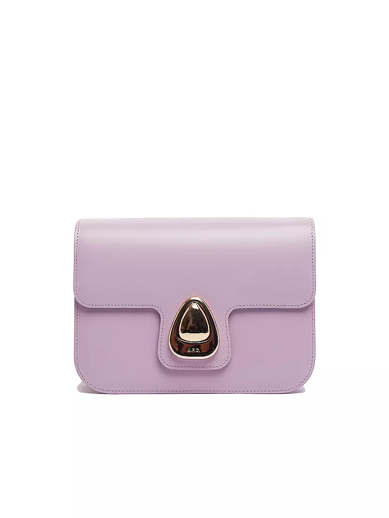 A.P.C. Ledertasche - Umhängetasche ASTRA Small lila