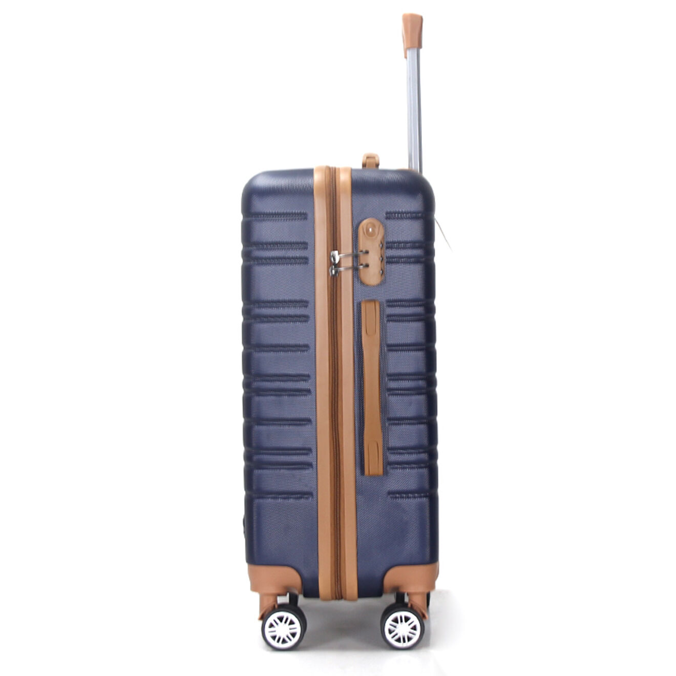 Maison Héritage 2 Valises 4 roues doubles Madeleine 60/70 cm bleu marine