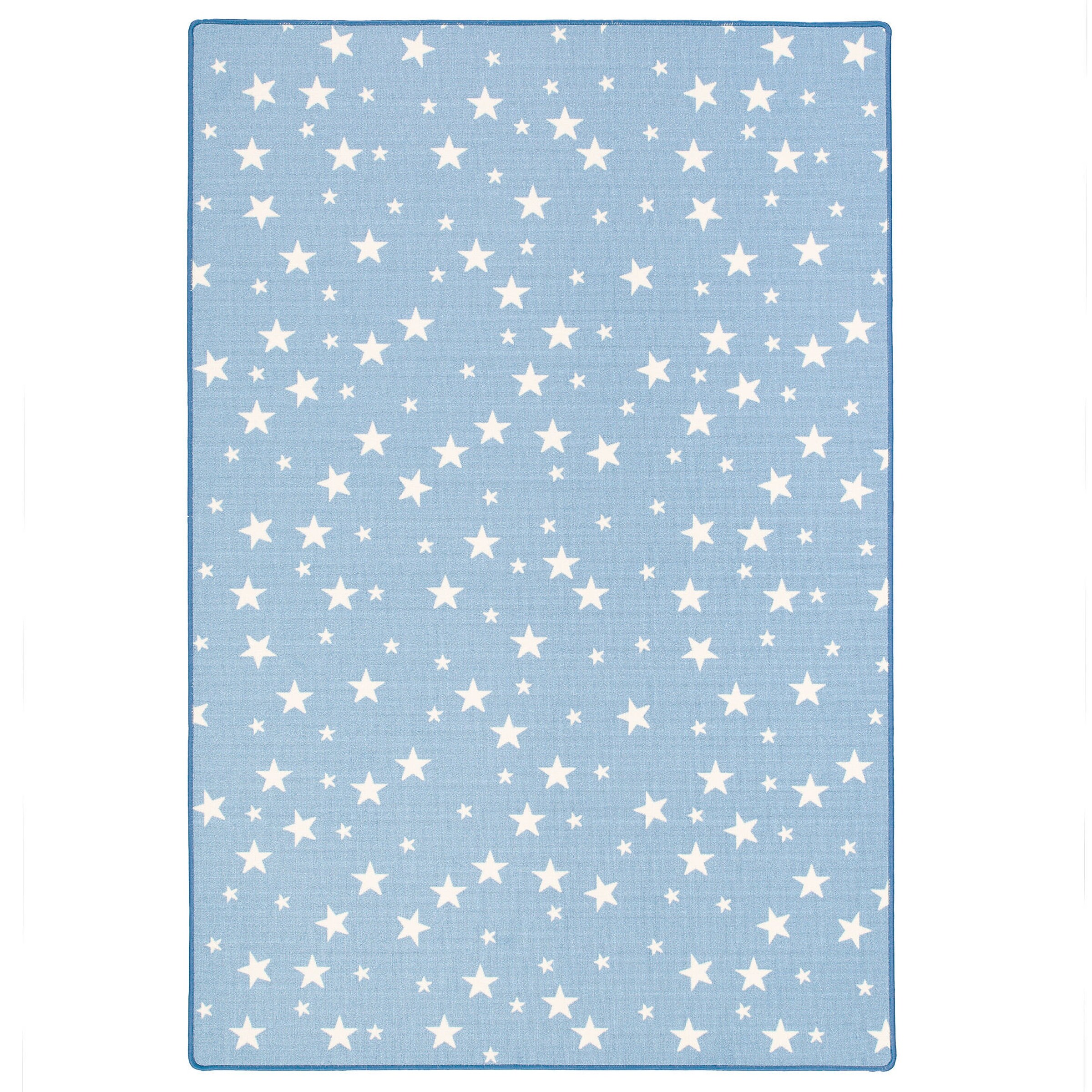 Snapstyle Kinder Spiel Teppich Sterne Blau