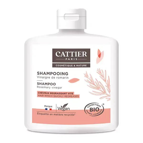 Shampoo de Vinagre de Alecrim Orgânico Cattier 250ml