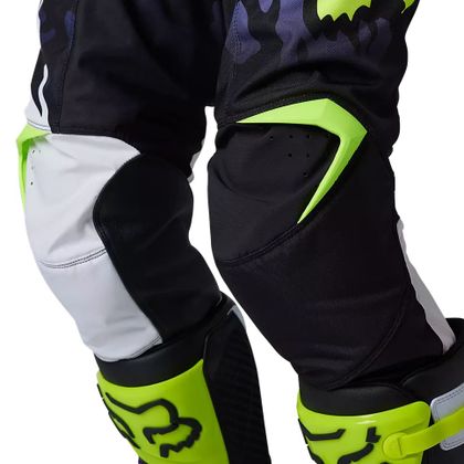 Pantalon cross Fox 180 MORPHIC 2023 - Noir / Blanc
