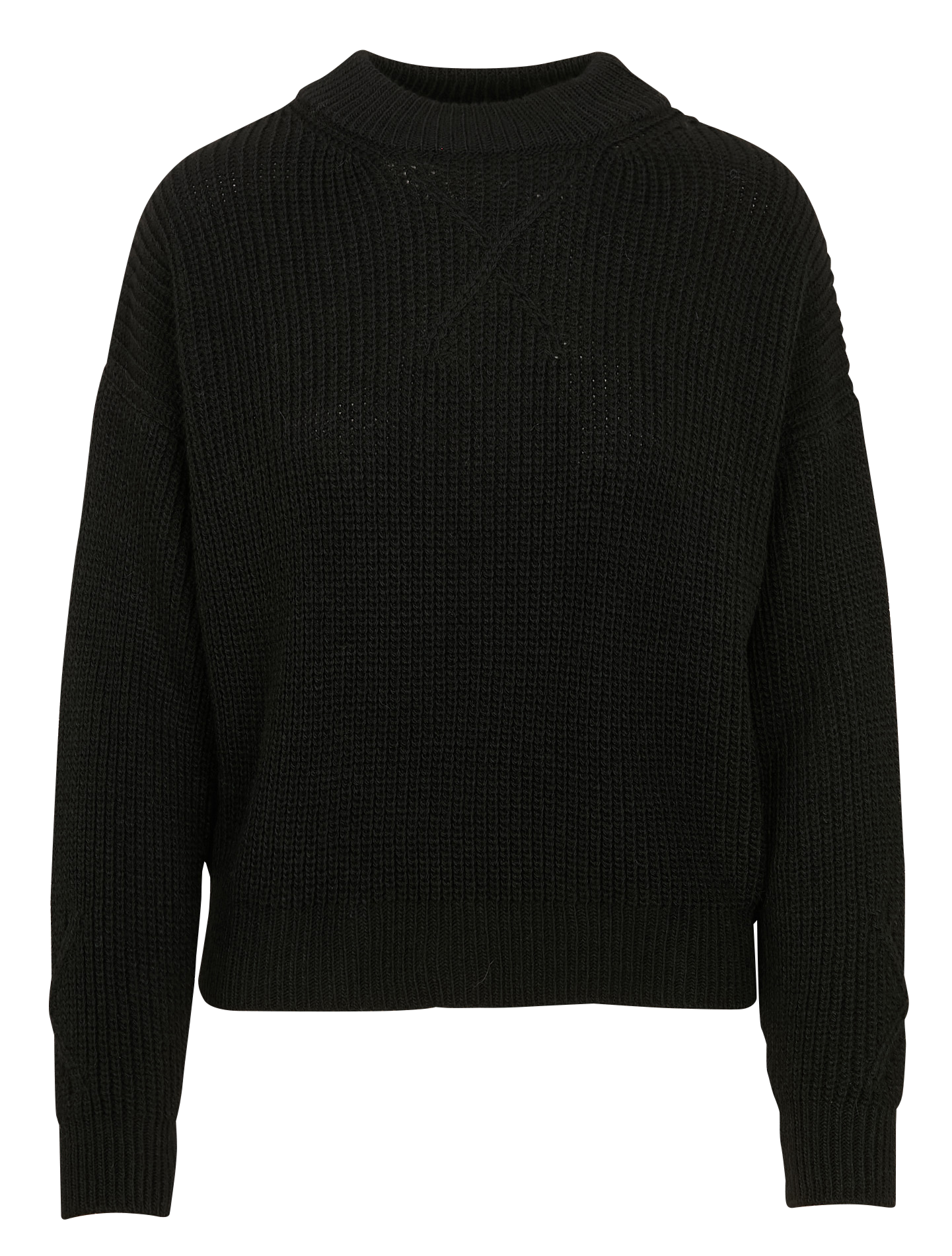 Pull col rond | Noir