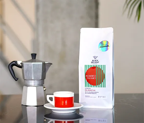 Black Delight x roasted. - Momento Italiano Co-Roast #2 Espresso