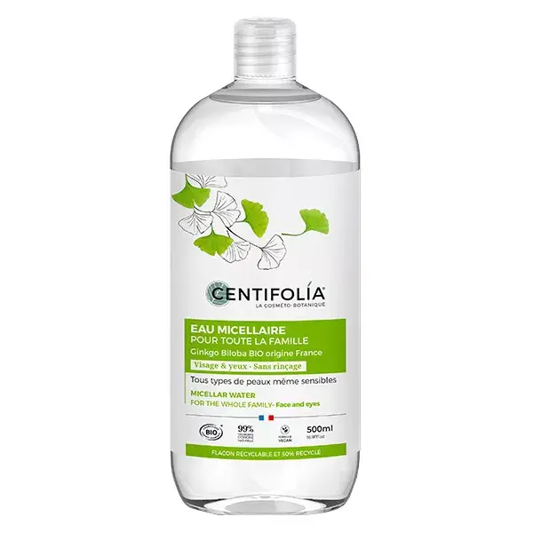 Água Micelar Orgânica Centifolia Suavidade e Hidratação 500ml