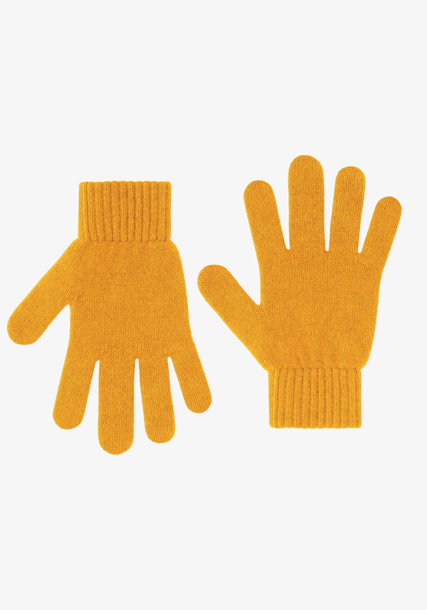 Colorful Standard Merino-Wollhandschuhe Burned Yellow
