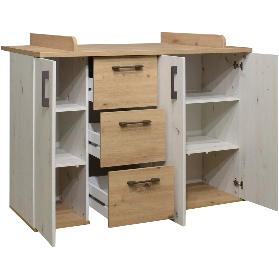 Mäusbacher Kinderzimmer Micha 4-türig Inkl. Hängeregalen weiß
