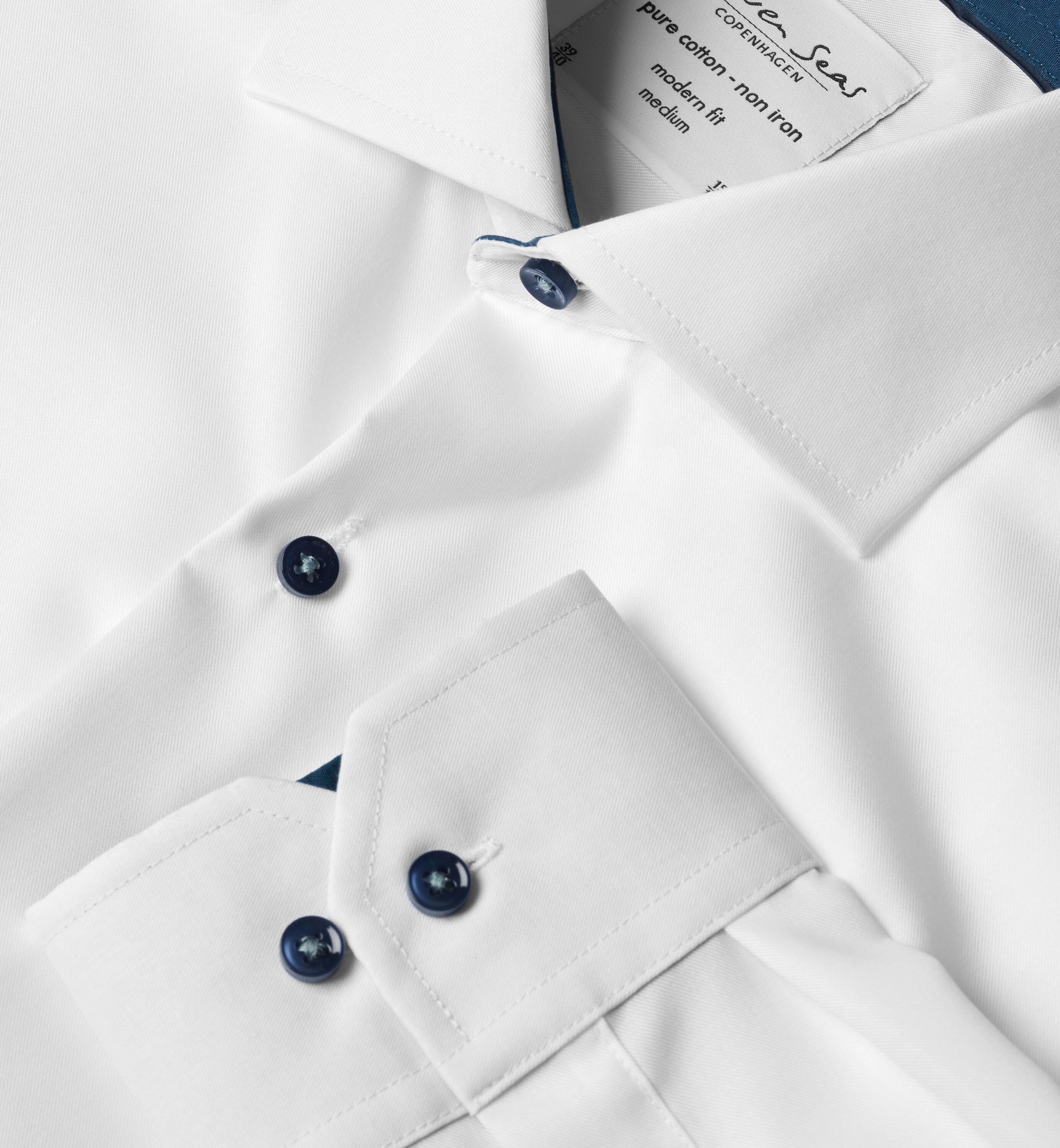 Seven Seas Hemd contrast