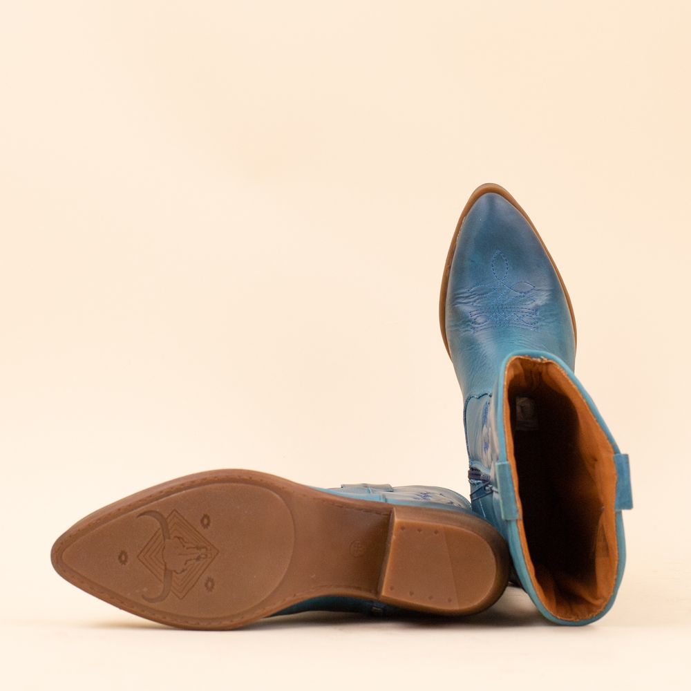 La Pintura cowboyboots Varsy blauw