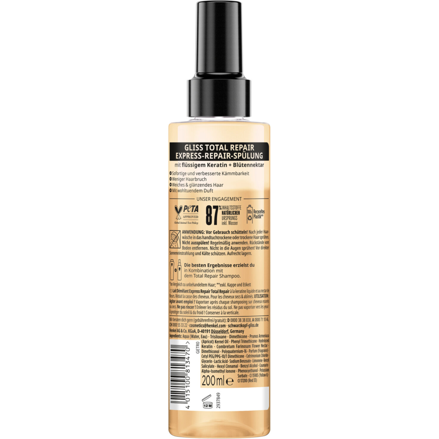 Schwarzkopf Gliss Express-Repair-Spülung Total Repair