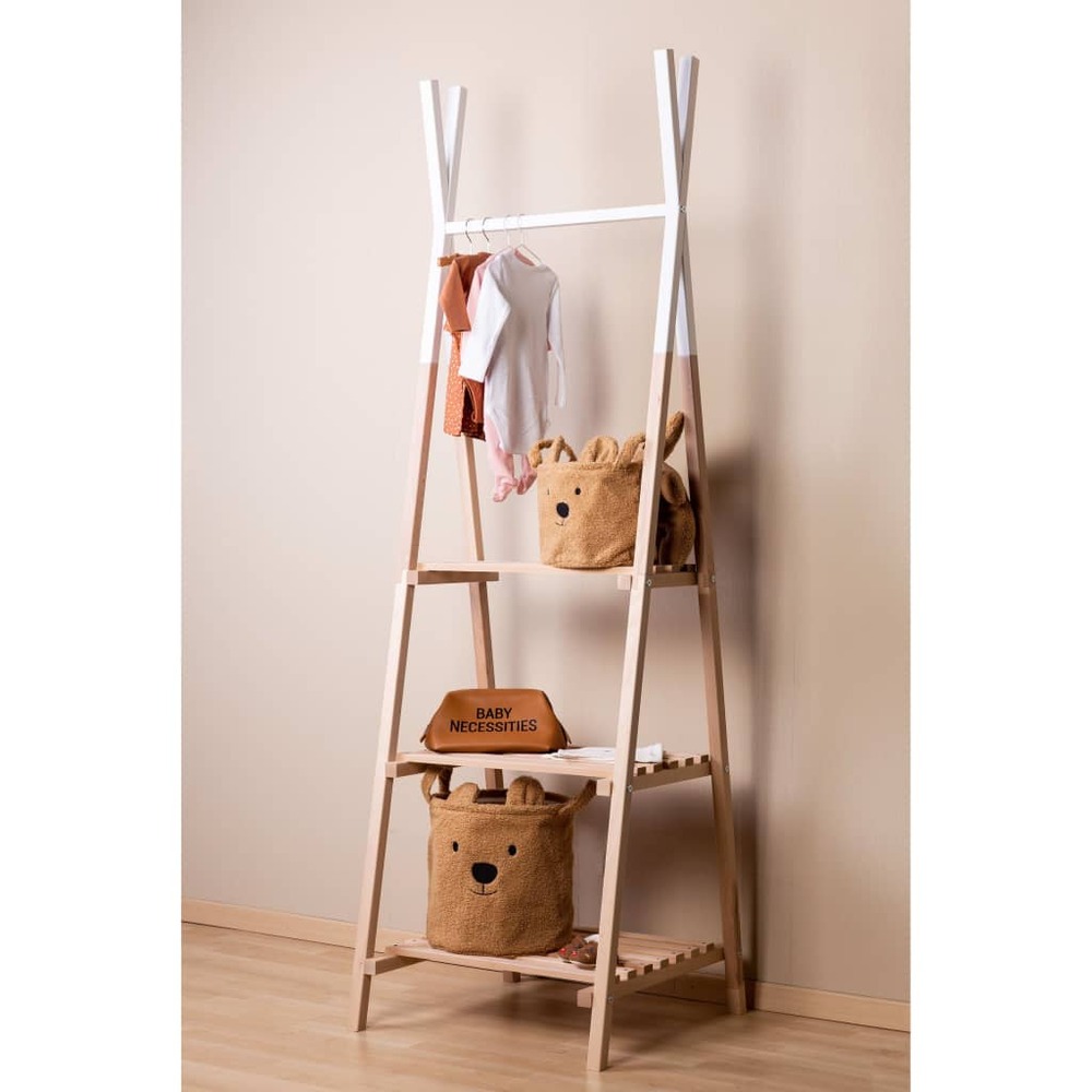 Porte-manteau grand tipi bois