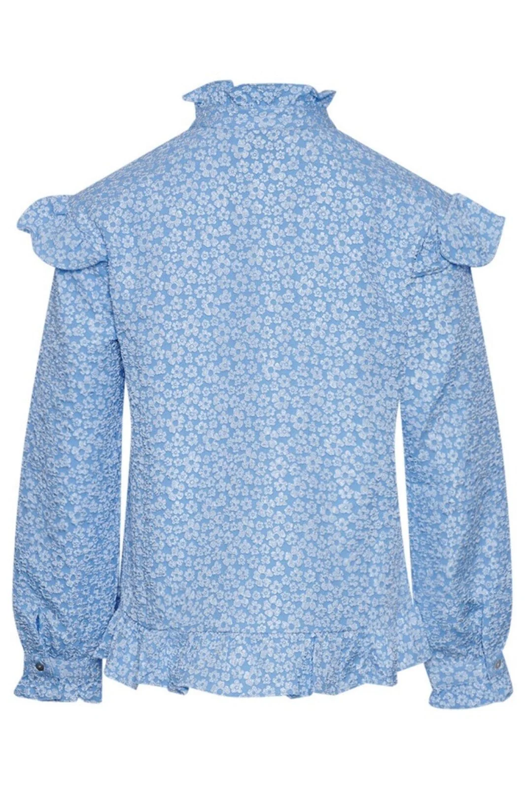 Noella Reno Ruby Ruffle Blouse light blue
