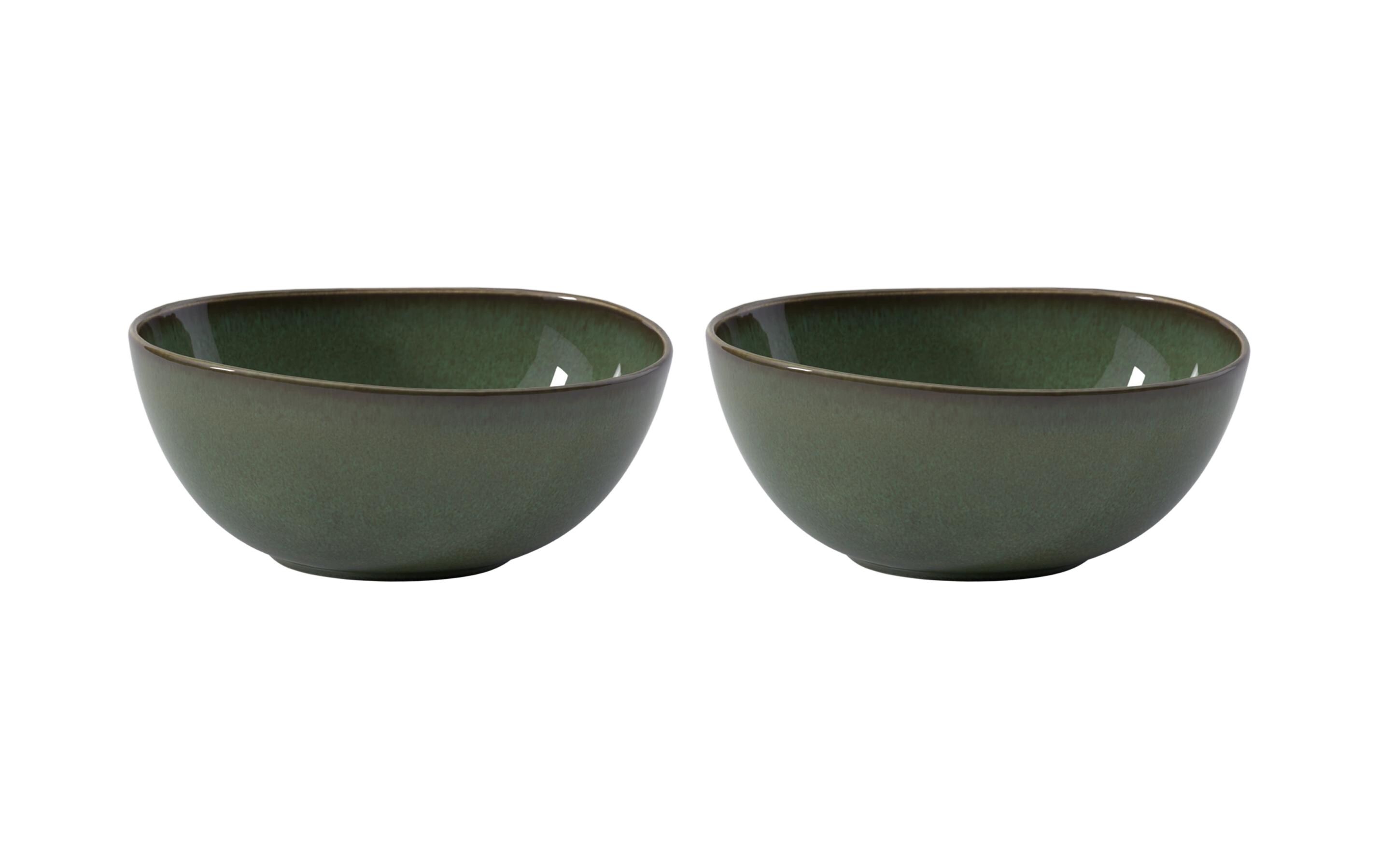 Salat-/Servierschüssel Lave 2 Stück, Grün<br>Hochwertige Schüssel