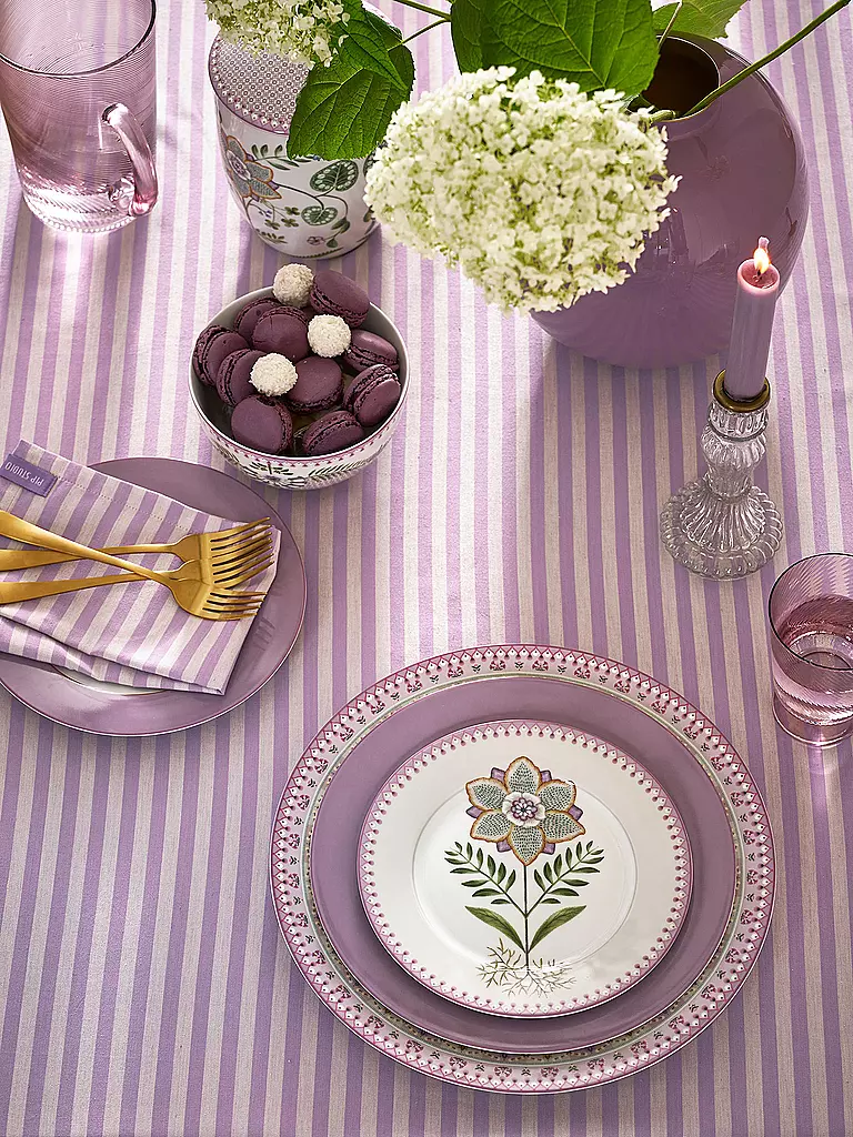 PIP STUDIO Frühstücksteller klein LILY & LOTUS 21cm Off White weiss