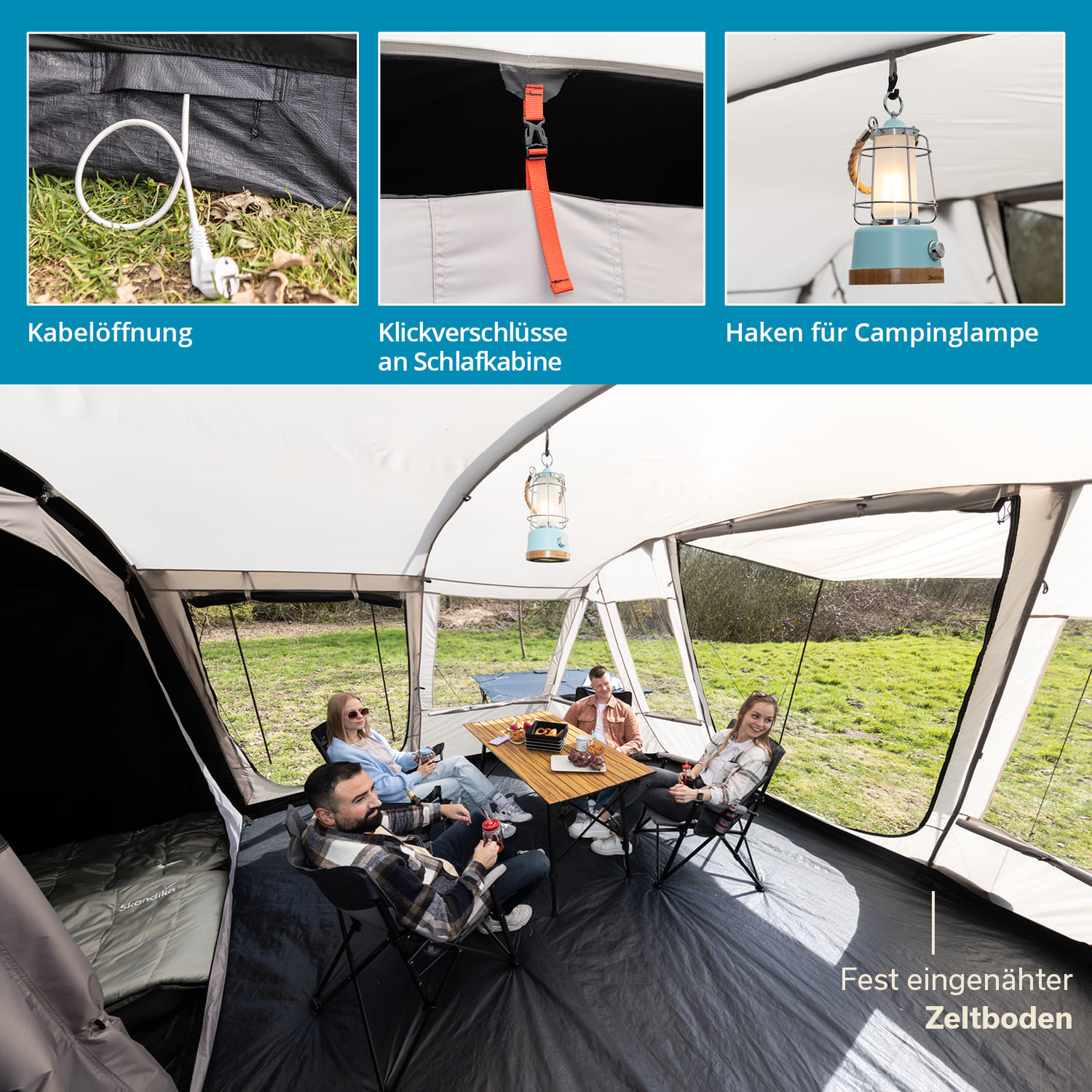 Skandika Nordland Sleeper 6 Tunneltent