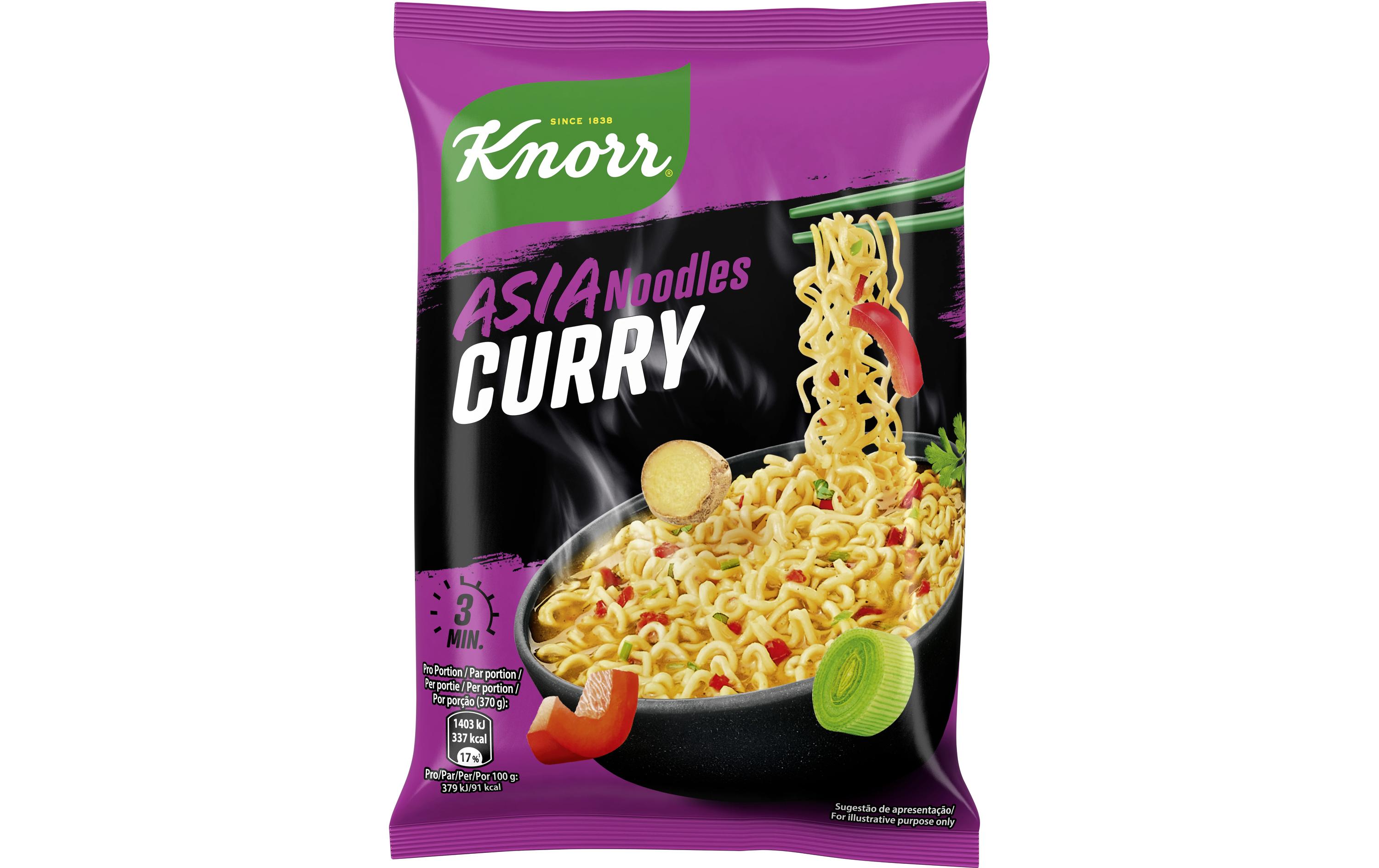 Asia Noodles Curry 70 gNudel Fertiggericht