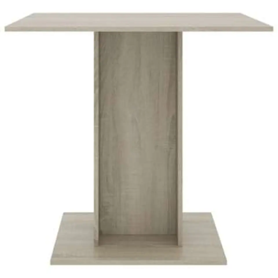 vidaXL - Eettafel - Bruin - Bewerkt hout