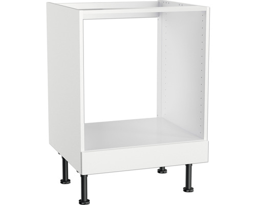 Optifit ovenbehuizing Bengt932 BxDxH 60x58,4x87 cm wit mat gedemonteerd scharnier omkeerbaar (links of rechts te monteren)