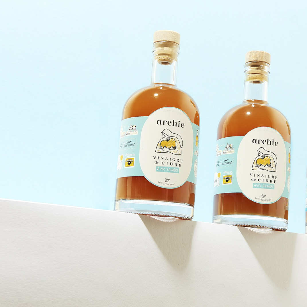 Vinaigre de cidre bio et sa mère - Archie 50cl
