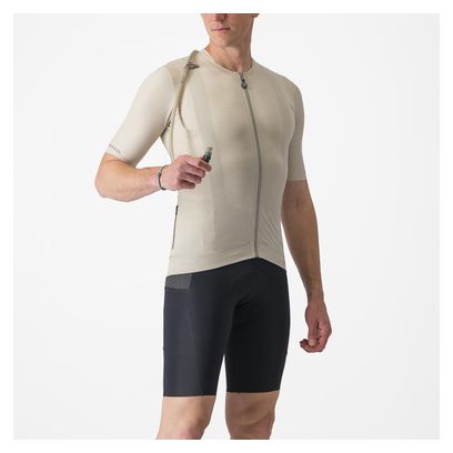 Maillot Manches Courtes Castelli Unlimited Pro Gris