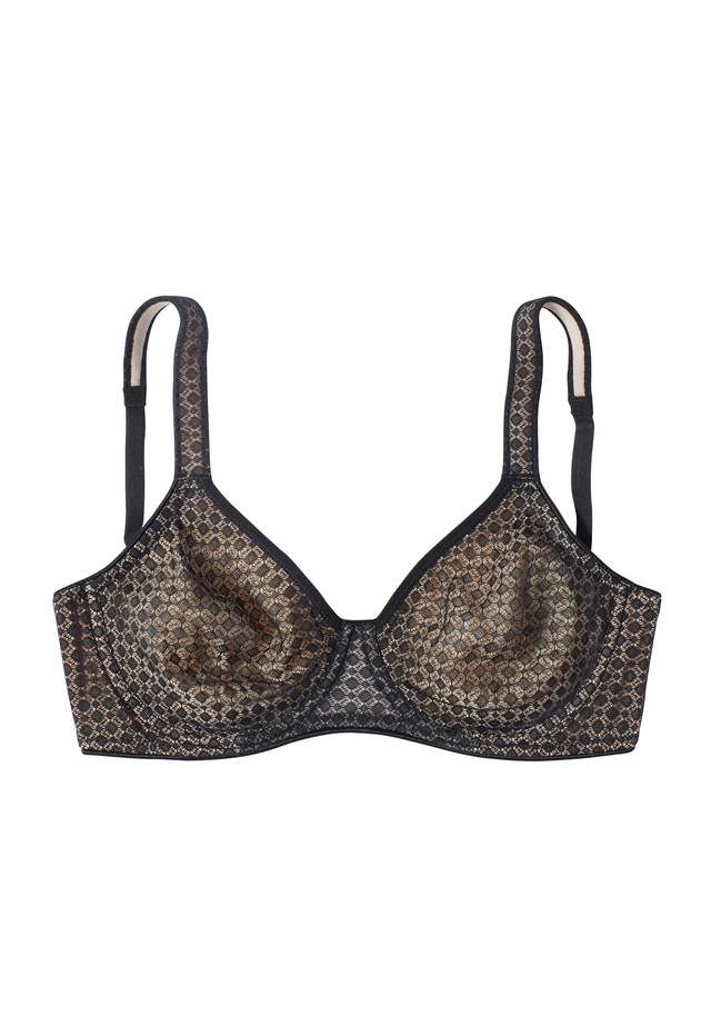 petite fleur T-Shirt-BH, 2 Stücker Packung, mit Bügel und grafischer Spitze, Basic Dessous