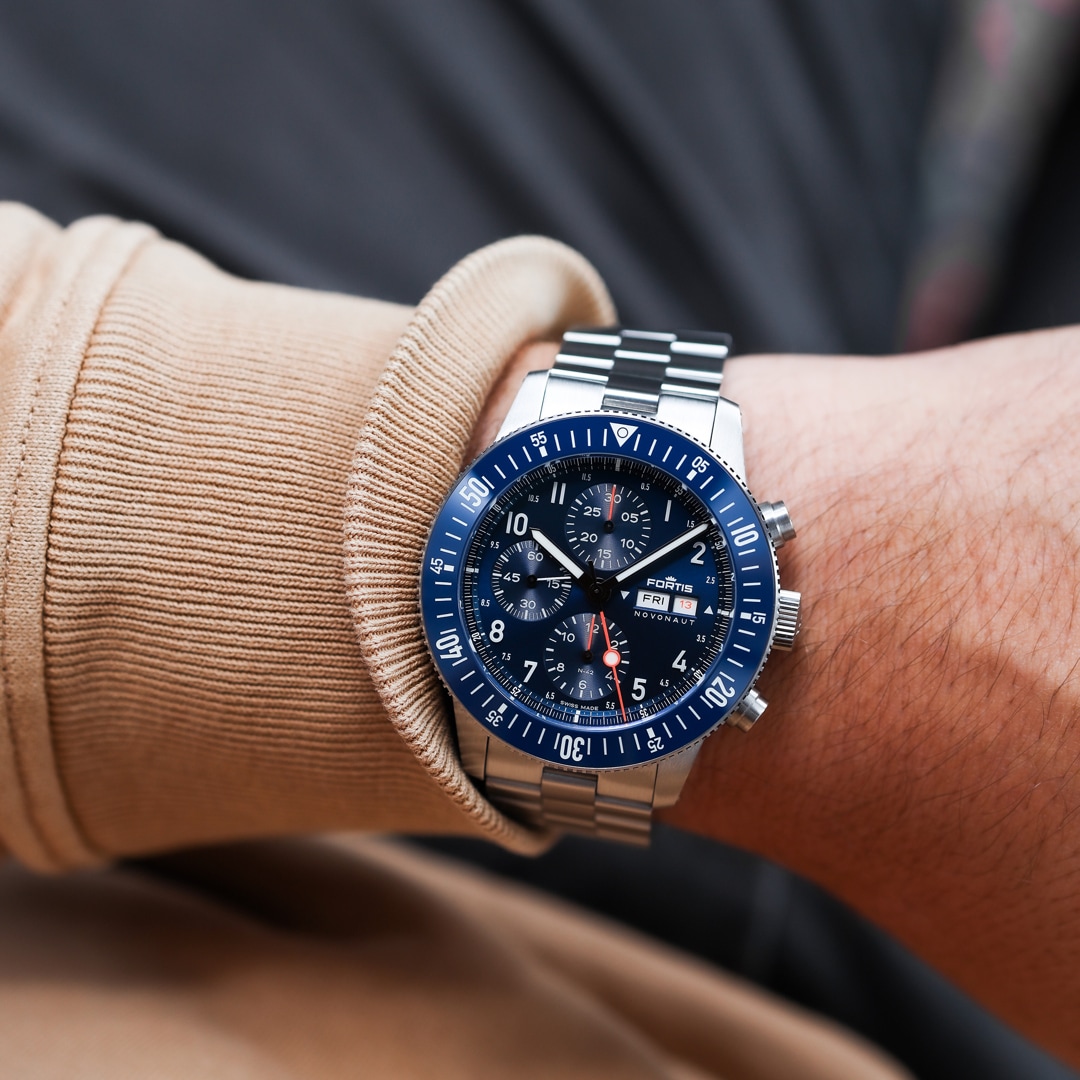 Fortis Novonaut N-42 Cobalt Blue