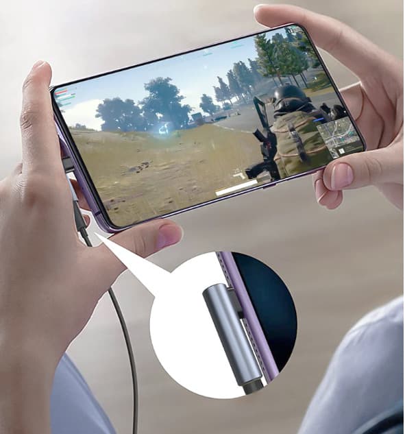 USB-C til 3,5 mm lydadapter til hovedtelefoner Sort
