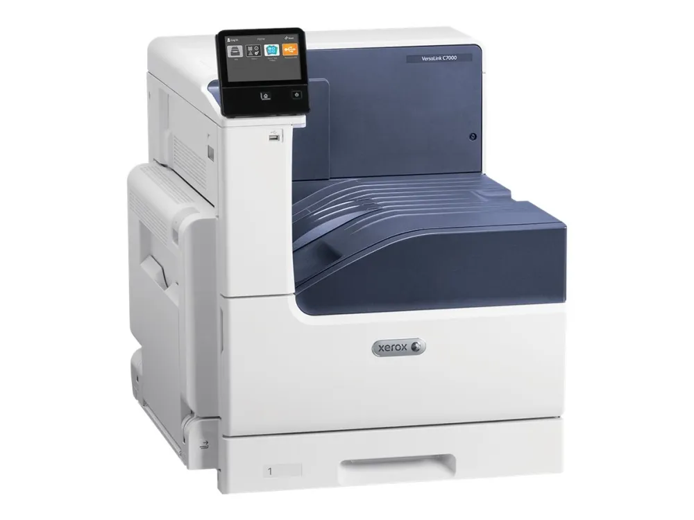 Xerox VersaLink C7000V/DN - Printer - farve - Duplex - laser - A3 - 1200 x 2400 dpi - op til 35 spm (mono) / op til 35 spm (farve) - kapacitet: 620 ark - Gigabit LAN, NFC, USB 3.0