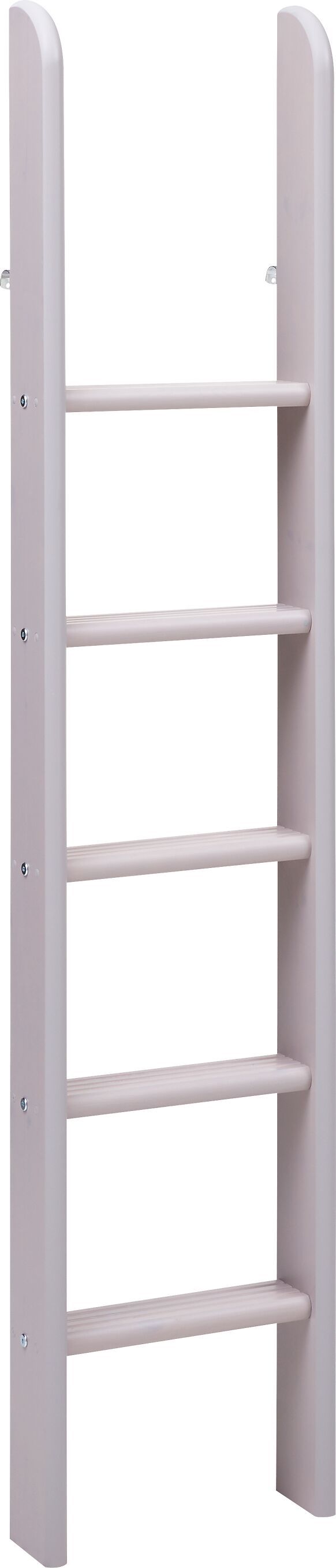 Flexa CLASSIC Leiter gerade Hochbett - Grau / B: 41.0 cm x T: 11.0 cm x H: 185.0 cm