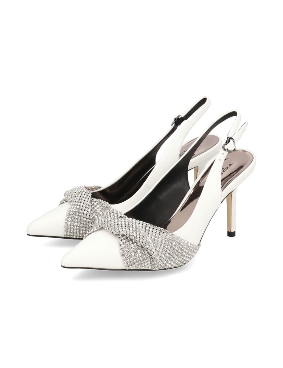 Glattleder Slingpumps