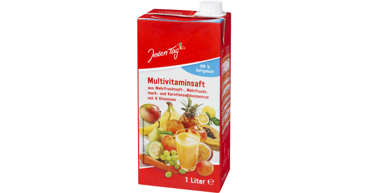 Jeden Tag Multivitaminsaft 1,0 Liter (Einweg)
